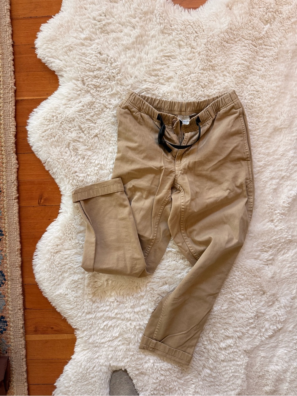 Women’s Straight Leg Drawstring Pants — Khaki Gramicci